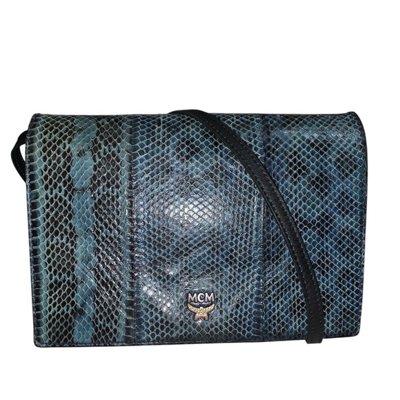 MCM Handbags - MCM Snakeskin Crossbody